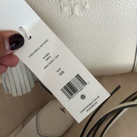 Brand new Tory Burch Thea small satchel new ivory - Picture 5 of 11